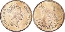 World Coins - Coin, Gibraltar, Elizabeth II, Penny, 1991, , Bronze, KM:20