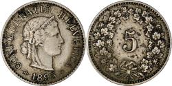 World Coins - Coin, Switzerland, 5 Rappen, 1895, Bern, , Copper-nickel, KM:26