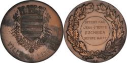 World Coins - France, Medal, Ville de Liévin, Geography, 1988, Dubois.H, , Bronze