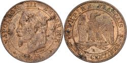 World Coins - France, Napoleon III, 2 Centimes, Napoléon III, 1861, Paris, Bronze,