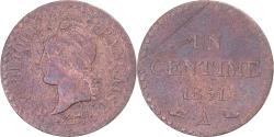 World Coins - Coin, France, Dupré, Centime, 1851, Paris, , Bronze, KM:754