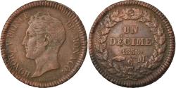 World Coins - Coin, Monaco, Honore V, Decime, 1838, Monaco, , Copper, KM:97.1