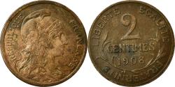 World Coins - Coin, France, Dupuis, 2 Centimes, 1908, Paris, , Bronze, KM:841