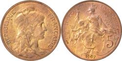World Coins - Coin, France, Dupuis, 5 Centimes, 1907, , Bronze, KM:842, Gadoury:165