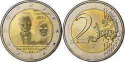 World Coins - Luxembourg, 2 Euro, 2015, Utrecht, Bi-Metallic, , KM:New