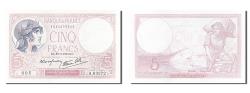 World Coins - Banknote, France, 5 Francs, 5 F 1917-1940 ''Violet'', 1939, 1939-09-28