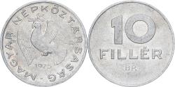 World Coins - Hungary, 10 Filler, 1975, Budapest, Aluminum, , KM:572