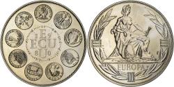 World Coins - France, Medal, Ecu Europa, Europe Assise, 1980, Copper-nickel,