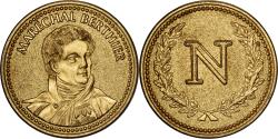 World Coins - France, Token, Napoléon Ier, Maréchal Berthier, Copper-Nickel-Aluminum