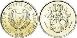 World Coins - Coin, Cyprus, 10 Cents, 1988