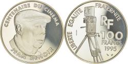 World Coins - Coin, France, Jean Renoir, 100 Francs, 1995, ESSAI, , Silver, KM:1084