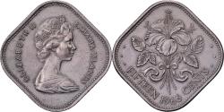 World Coins - Bahamas, Elizabeth II, 15 Cents, 1966, British Royal Mint, Copper-nickel