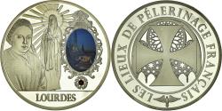 World Coins - France, Medal, Lourdes, Lieu de Pélerinage Français, Religions & beliefs