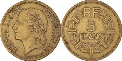 World Coins - Coin, France, Lavrillier, 5 Francs, 1945, Castelsarrasin,