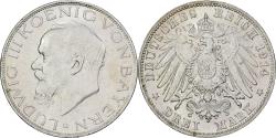 World Coins - Coin, German States, BAVARIA, Ludwig III, 3 Mark, 1914, Munich,