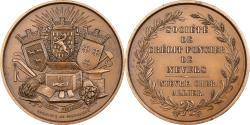 World Coins - France, Medal, Crédit Foncier de Nevers - Nièvre, Cher, Allier, n.d. (1966)