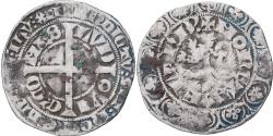 World Coins - Coin, France, Flanders, Louis II de Mâle, Gros, 1346-1384, , Silver