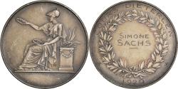 World Coins - France, Medal, Cours Dieterlen, Simone Sachs, 1920, Brenet, , Silvered