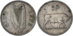 World Coins - Coin, Ireland, 5 Pence, 1975