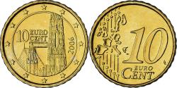 World Coins - Austria, 10 Euro Cent, 2006, Vienna, , Brass, KM:3085