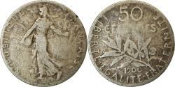 World Coins - Coin, France, Semeuse, 50 Centimes, 1900, Paris, , Silver, KM:854