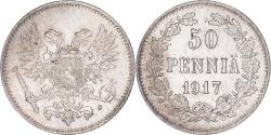 World Coins - Coin, Finland, Nicholas II, 50 Penniä, 1917, Helsinki, , Silver