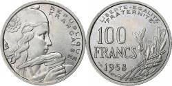 World Coins - France, 100 Francs, Cochet, 1958, Beaumont - Le Roger, Copper-nickel,