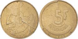 World Coins - Coin, Belgium, 5 Francs, 5 Frank, 1986, , Brass Or Aluminum-Bronze