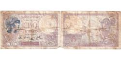 World Coins - France, 5 Francs, Violet, 1940-12-26, G.67998169, VF(20-25)