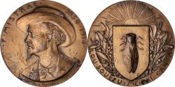 World Coins - France, Medal, Frédéric Mistral, Ecrivain de Provence, Arts & Culture, 1982