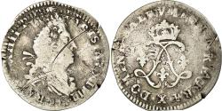 World Coins - Coin, France, Louis XIV, 4 Sols, Uncertain date, Amiens, , Silver
