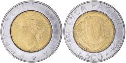 World Coins - Coin, Italy, 500 Lire, 1994, Rome, , Bi-Metallic, KM:167
