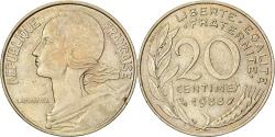 World Coins - France, 20 Centimes, Marianne, 1988, Paris, Aluminum-Bronze, , KM:930