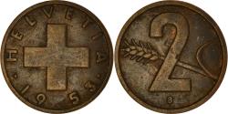 World Coins - Coin, Switzerland, 2 Rappen, 1953