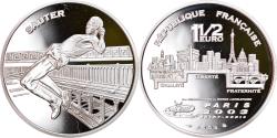 World Coins - France, 1-1/2 Euro, High-Jump, 2003, Paris, Proof, , Silver, KM:1997