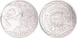 World Coins - France, 10 Euro, Euros des régions, 2010, Monnaie de Paris, Rhône-Alpes