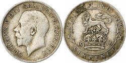 World Coins - Great Britain, George V, 6 Pence, 1916, Silver, , KM:815