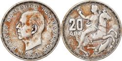 World Coins - Coin, Greece, Paul I, 20 Drachmai, 1960, , Silver, KM:85