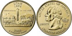Us Coins - United States, Quarter, Quarter Dollar, 2007, U.S. Mint, Utah 1896