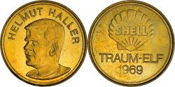 World Coins - Germany, Token, Shell, Traum-Elf, Football, Helmut Haller, 1969,