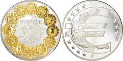 World Coins - France, Medal, L'Europe, 2002, , Copper Plated Silver