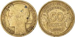 World Coins - Coin, France, Morlon, 50 Centimes, 1933, Paris, , Aluminum-Bronze
