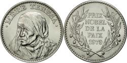 World Coins - France, Medal, Mère Thérésa, Prix Nobel de la Paix 1979, , Cupro-nickel