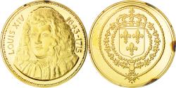 World Coins - France, Medal, Les rois de France, Louis XIV, History, , Vermeil