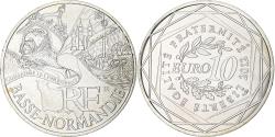 World Coins - France, 10 Euro, Basse Normandie, 2012, Paris, , Silver, KM:1865
