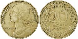 World Coins - France, 20 Centimes, Marianne, 1964, Paris, Aluminum-Bronze, , KM:930