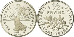 World Coins - Coin, France, Semeuse, 1/2 Franc, 1996, Paris, Proof, , Nickel