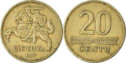 World Coins - Coin, Lithuania, 20 Centu, 1997