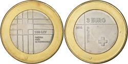 World Coins - Slovenia, 3 Euro, 2016, Bi-Metallic,