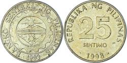 World Coins - Philippines, 25 Sentimos, 1998